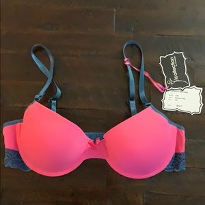 Natalya Pink T-Shirt Bra - 34C